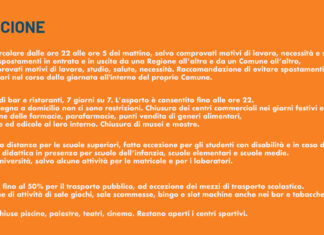 Zona arancione, ecco le regole