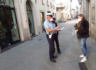 Covid, i controlli a Sansepolcro della Municipale e il sostegno alla Asl nel tracciamento