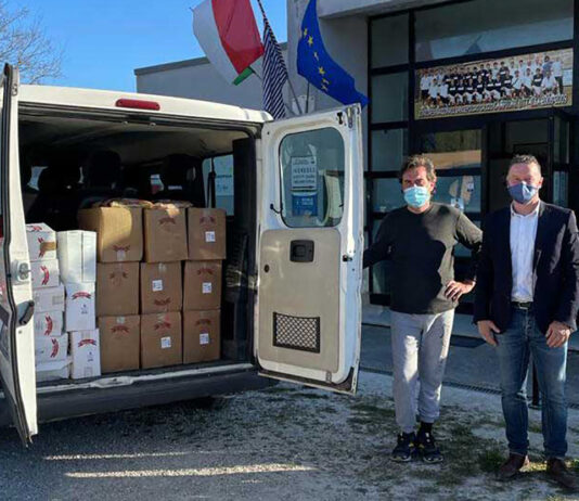 Il Sansepolcro Calcio dona 250 kg di pasta alla Caritas