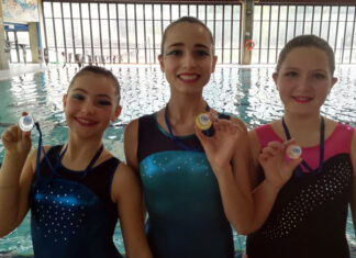 Quattro medaglie regionali nel balletto per le sincronette della Chimera Nuoto