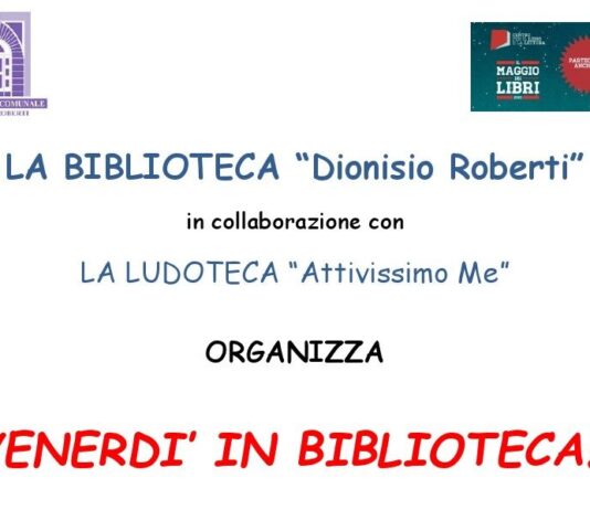 “Venerdì in biblioteca”, è tempo di letture e giochi