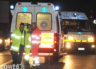 Scontro tra un camper e un auto, grave una donna di 71anni