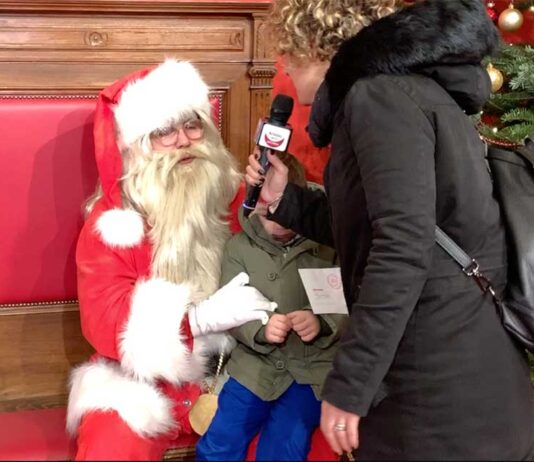 L’8 dicembre a Sansepolcro, in giro con la slitta