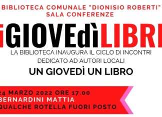 “I giovedìlibri”, spazio agli autori locali