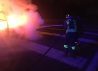 Due incendi boschivi in Valtiberina, intervenuti elicotteri regionali