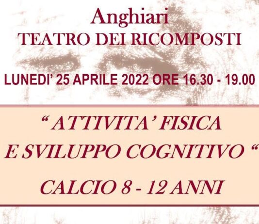 “Attività Fisica e Sviluppo Cognitivo”: appuntamento al teatro dei Ricomposti