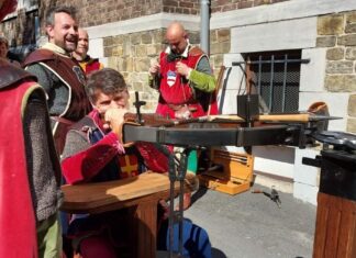 I Balestrieri di Sansepolcro ospiti a Visé in Belgio