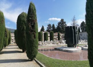 Cerimonia presso il Sacrario degli Slavi di Sansepolcro