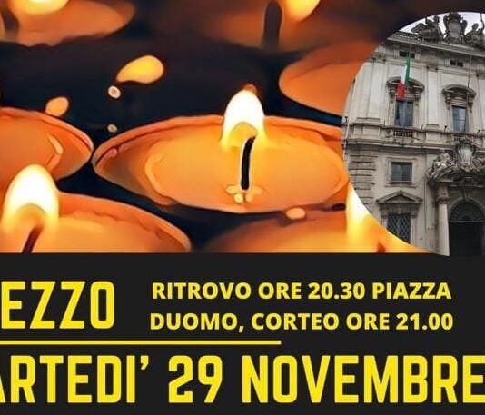 Veglia notturna in Piazza Grande per la libertà di scelta