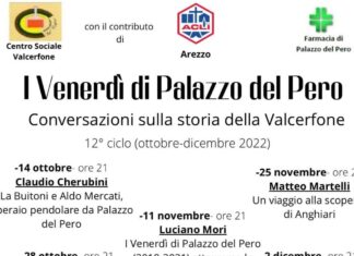 “I Venerdì di Palazzo del Pero” 2022: il 3° incontro con Luciano Mori