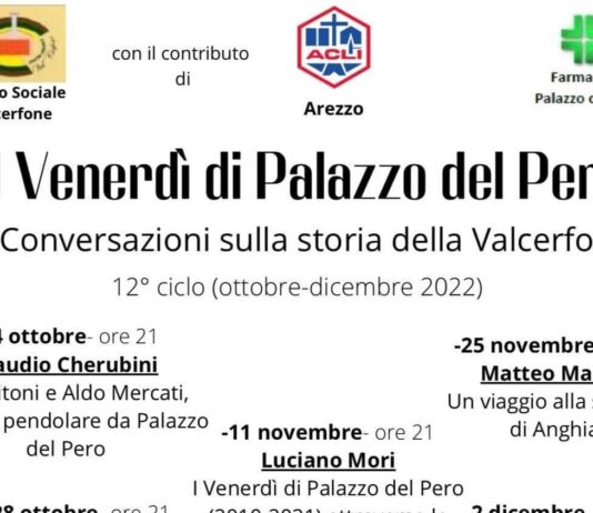 “I Venerdì di Palazzo del Pero” 2022: il 3° incontro con Luciano Mori