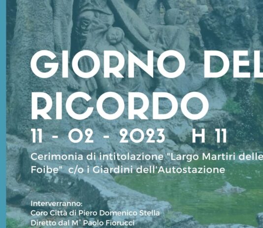 Giorno del Ricordo: a Sansepolcro l’intitolazione ai Martiri delle Foibe