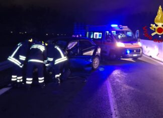 Sansepolcro, incidente stradale nella notte sulla E45: coinvolte 3 persone
