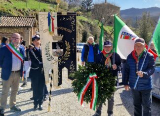 Commemorazione dei caduti il 27 marzo 1944: ieri la cerimonia a Sansepolcro