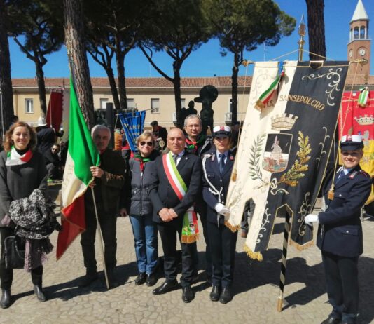 Sansepolcro presente alla cerimonia in ricordo della liberazione di Alfonsine