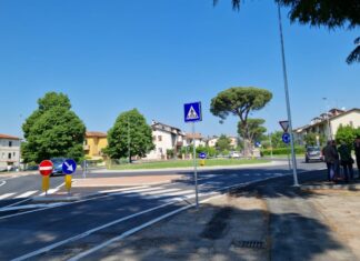Sansepolcro, terminata la rotatoria di Via Visconti: al via il secondo stralcio di progetto