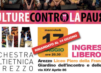 Rimandato il concerto dell’Orchestra Multietnica di Arezzo: era previsto per questa sera