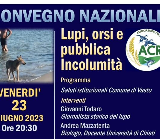 Convegno nazionale “Lupi, orsi e pubblica incolumità”