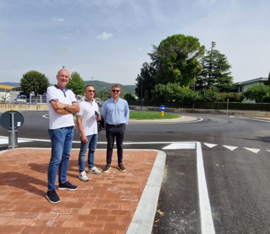 Dopo quella di via Visconti completati i lavori anche della rotatoria in via Valtiberina Sud