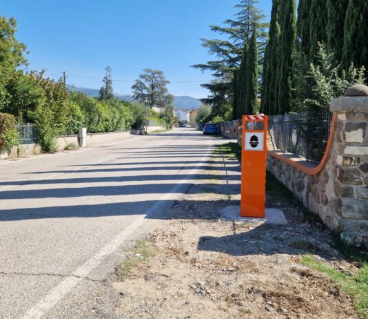 Sansepolcro, istallate due nuove postazioni per il controllo della velocità