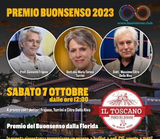 Al Ristorante Il Toscano a Lignano si assegnano i Premi Buon Senso 2023