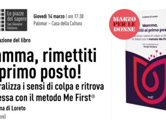 “Mamma rimettiti al primo posto”, la presentazione del libro