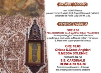 Venerazione della reliquia di San Francesco