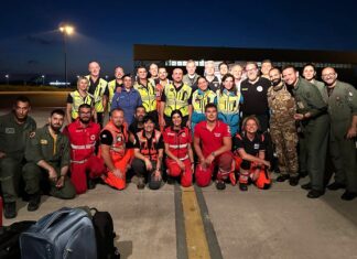 La Misericordia di Arezzo presente alla missione umanitaria per l’evacuazione di feriti da Gaza