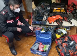 Rubano attrezzi da lavoro a Perugia, li ritrovano i Carabinieri della Compagnia di Sansepolcro. Un arresto e due denunce