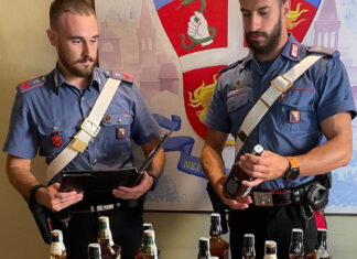 Sansepolcro, i carabinieri fermano ladri di alcolici