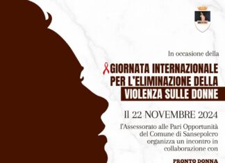 Sansepolcro unita nella Giornata Internazionale per l’Eliminazione della Violenza sulle Donne