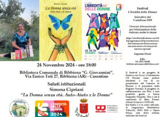 Giornata internazionale per l’eleiminazione della violenza sulle donne: Simona Cipriani presenta “La Donna senza età. Auto-Aiuto x le Donne”