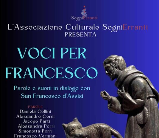 “Voci per Francesco”, un reading per celebrare l’ottavo centenario delle stimmate di San Francesco d’Assisi