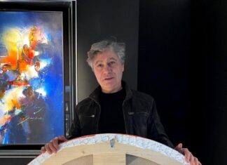 Il pittore Pasquale Di Fazio dona una grande opera al Piccolomuseo di Fighille