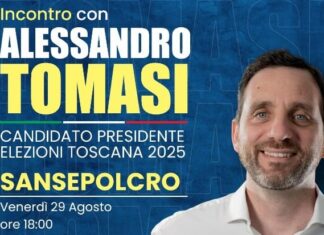 A Sansepocro Alessandro Tomasi candidato alle regionali