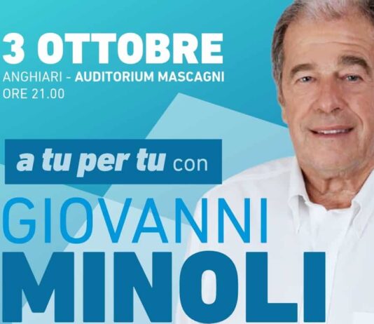 Giovanni Minoli ospite ad Anghiari venerdì 3 ottobre