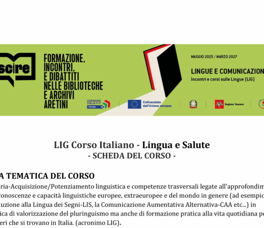 Sansepolcro: Corso di lingua italiana per stranieri