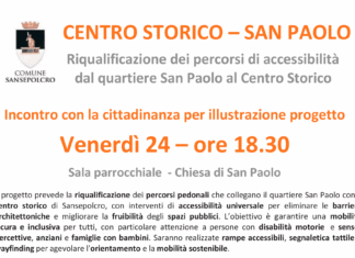 Accessibilità: riqualificazione tra San Paolo e centro di Sansepolcro