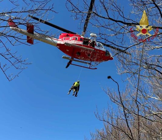 Recuperati i corpi di Mario Paglicci e Fulvio Casini dal relitto dell’elicottero
