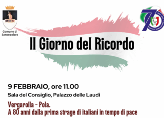 Due appuntamenti a Sansepolcro in memoria delle vittime delle foibe