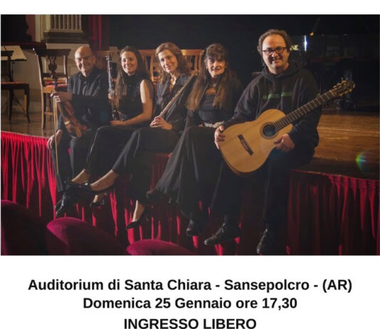 Sansepolcro: Il Quintetto “Alighieri-Pascoli” in concerto domenica 25