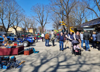 Ultimi preparativi per le Fiere di Mezzaquaresima