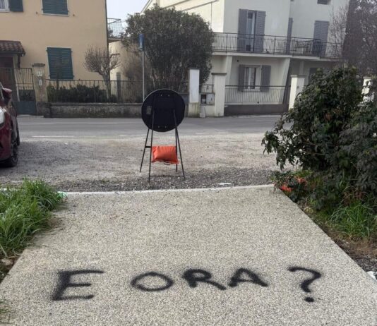 Sansepolcro: atto vandalico sulla pista ciclopedonale di via Pacinotti