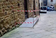 Anghiari”: Bianchi e Checcaglini sulla rampa a Palazzo Taglieschi