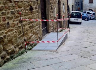 Anghiari”: Bianchi e Checcaglini sulla rampa a Palazzo Taglieschi