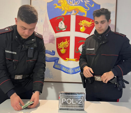 Monterchi: arrestati due uomini in possesso di 1Kg di cocaina