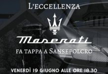Venerdì 19 giugno il Centenario Maserati fa tappa a Sansepolcro