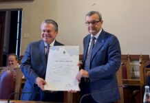 Sansepolcro dona la Cittadinanza Onoraria a Javier Arturo Ferrer Báez