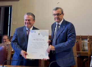 Sansepolcro dona la Cittadinanza Onoraria a Javier Arturo Ferrer Báez