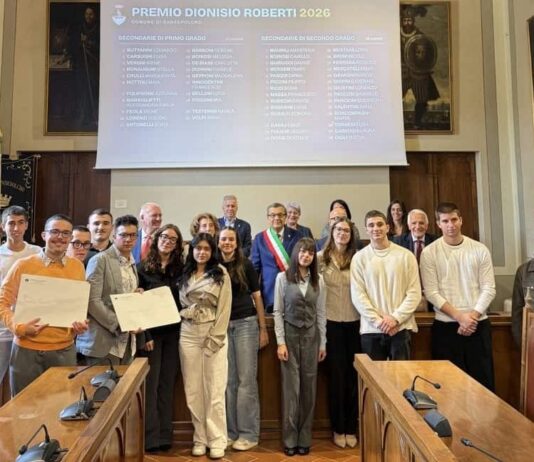 Sansepolcro: 45 studenti premiati con il Premio Dionisio Roberti